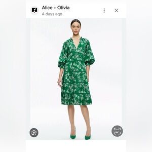 Alice + Olivia floral dress